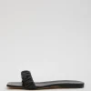 Tibi Jordan Nappa Sandal Black Outlet