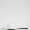 Tibi Jordan Nappa Sandal Optic White Best Sale