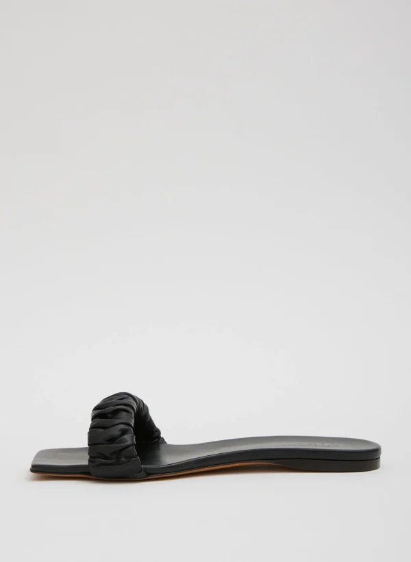 Tibi Jordan Nappa Sandal Black Outlet