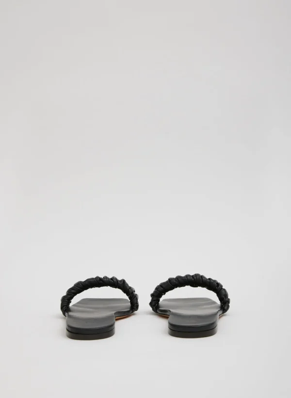 Tibi Jordan Nappa Sandal Black Outlet