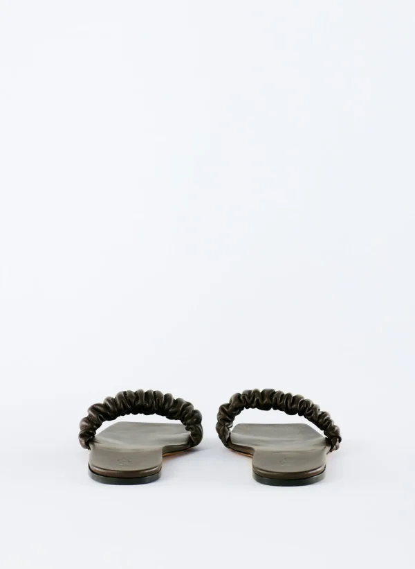 Tibi Jordan Nappa Sandal Brown Sale