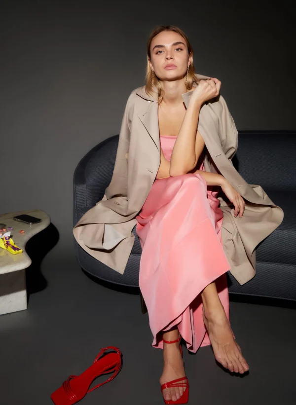 Tibi Lancaster Trench Stone Best