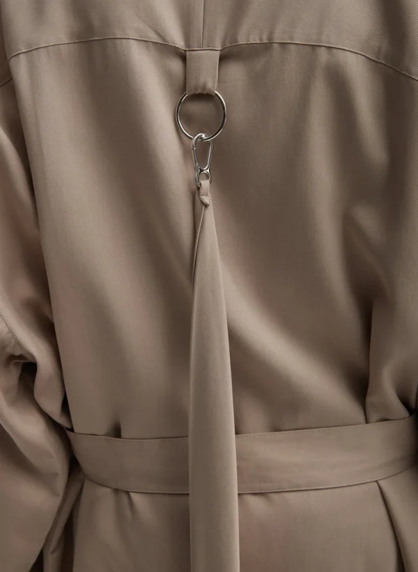 Tibi Lancaster Trench Stone Best
