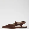 Tibi Malcolm Flat Brown Fashion