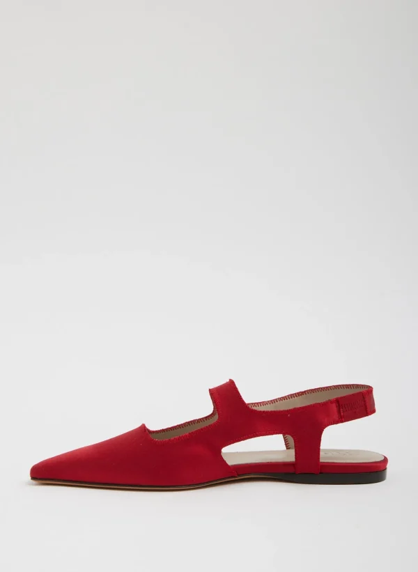 Tibi Malcolm Flat Red Clearance