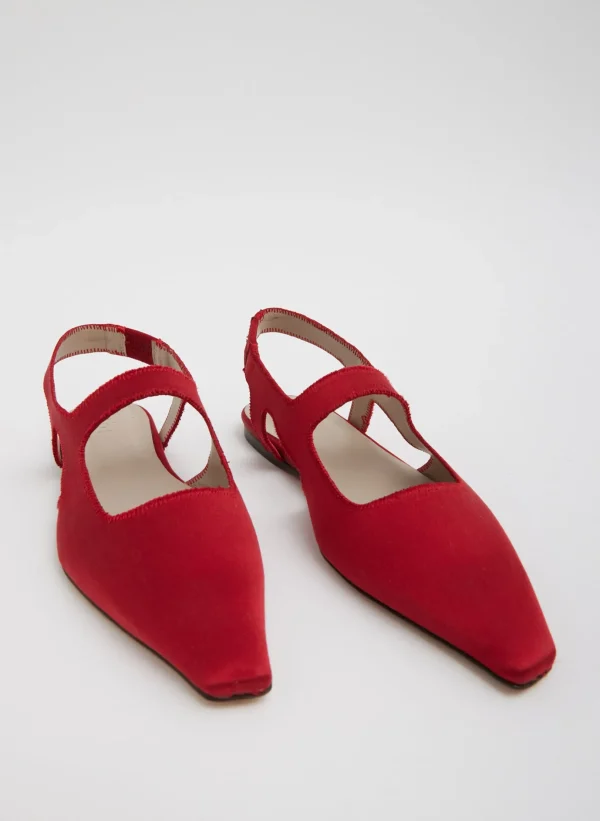 Tibi Malcolm Flat Red Clearance