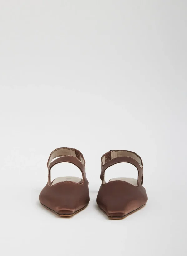 Tibi Malcolm Flat Brown Fashion