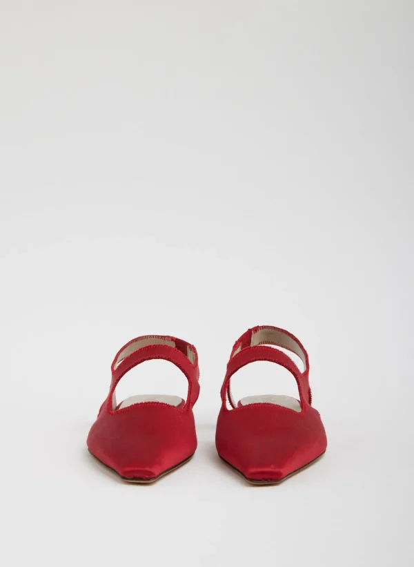 Tibi Malcolm Flat Red Clearance