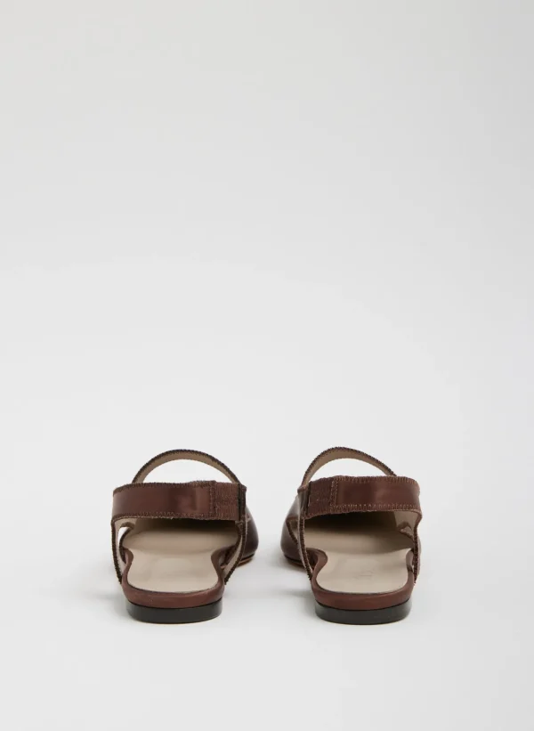 Tibi Malcolm Flat Brown Fashion