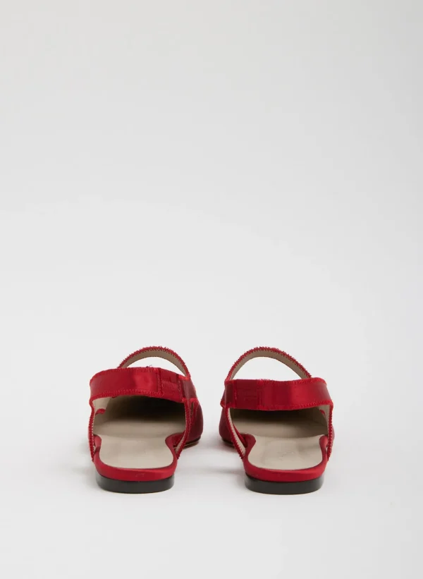 Tibi Malcolm Flat Red Clearance