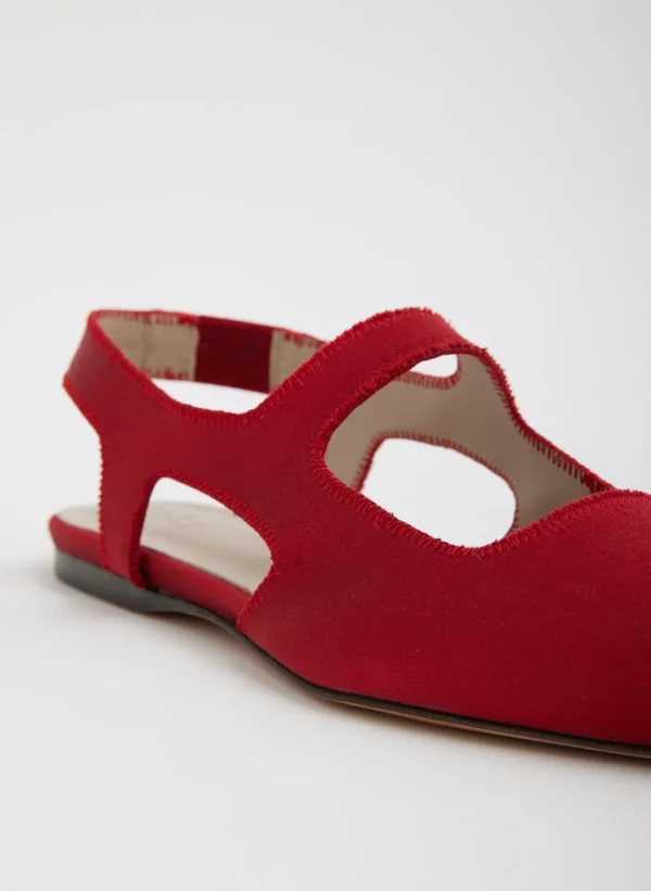 Tibi Malcolm Flat Red Clearance