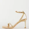 Tibi Metallic Nappa Guy Sandal Gold Sale