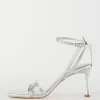 Tibi Metallic Nappa Guy Sandal Silver Outlet