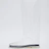 Tibi Mookie Rain Boot Clear New