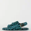 Tibi Pony Hair Calf Print Slingback Beryen Sandal Baby Blue Best