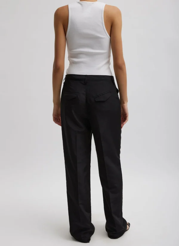 Tibi Ribbed T-Shirt Tank White Cheap