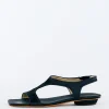 Tibi Rubin Satin Sandal Navy Fashion