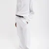 Tibi Summer Sweatshirting Winslow Pant White Online
