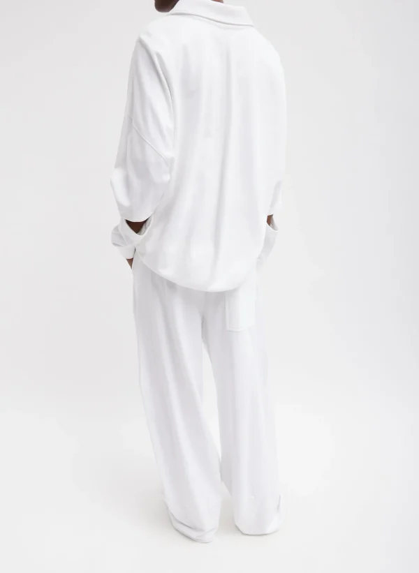 Tibi Summer Sweatshirting Winslow Pant White Online
