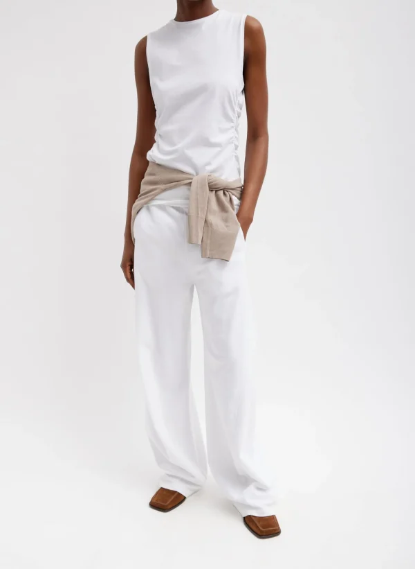 Tibi Summer Sweatshirting Winslow Pant White Online