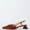 Tibi Textu Victor Slingback Red Best
