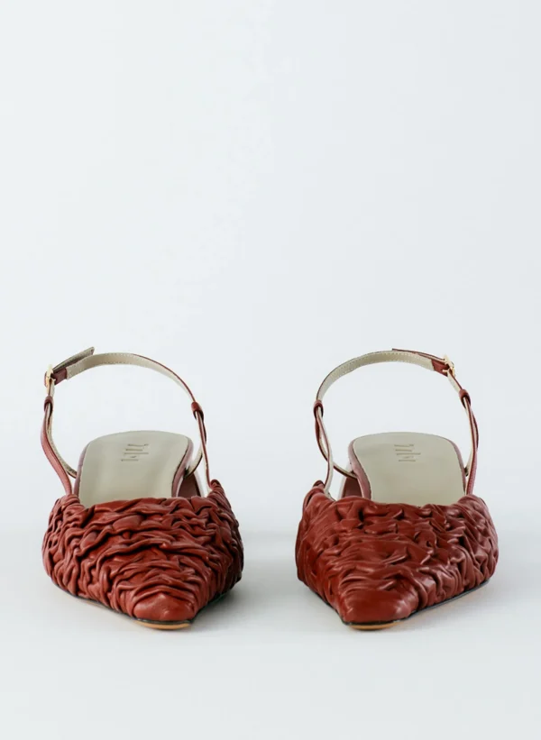 Tibi Textu Victor Slingback Red Best