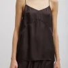 Tibi The Slip Cami Brown Cheap