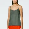 Tibi The Slip Cami Grey Pine New