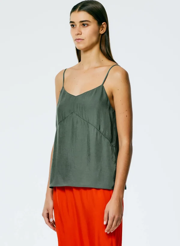 Tibi The Slip Cami Grey Pine New