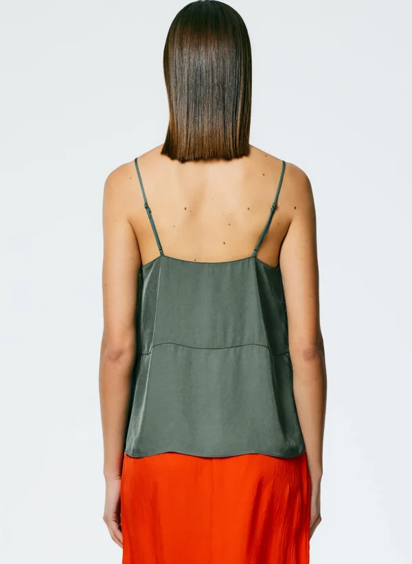 Tibi The Slip Cami Grey Pine New