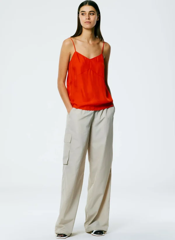 Tibi The Slip Cami Red Discount