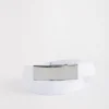 Tibi Tobian Webbing Belt White Best