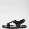 Tibi Tom Naplack Sandal Black New