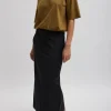 Tibi Tropical Wool Maxi Trouser Skirt Black Best