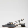 Tibi Victor Slingback Grey Clearance