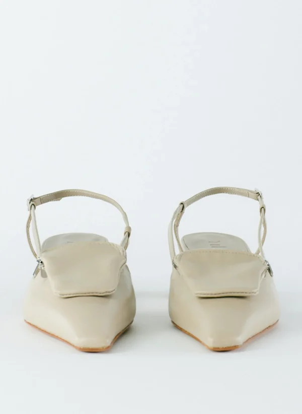 Tibi Victor Slingback Warm Grey Cheap