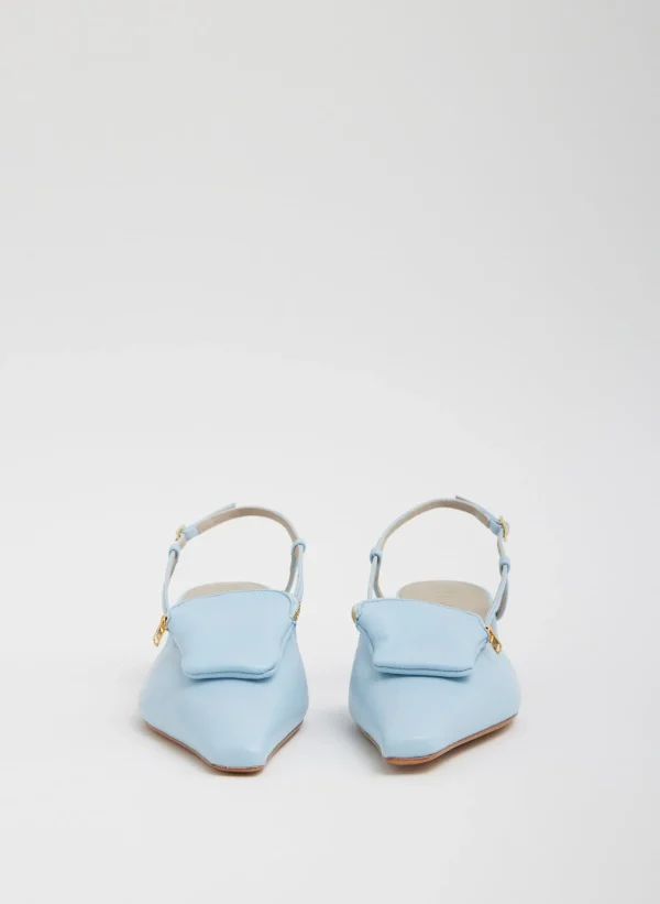 Tibi Victor Slingback Baby Blue Best