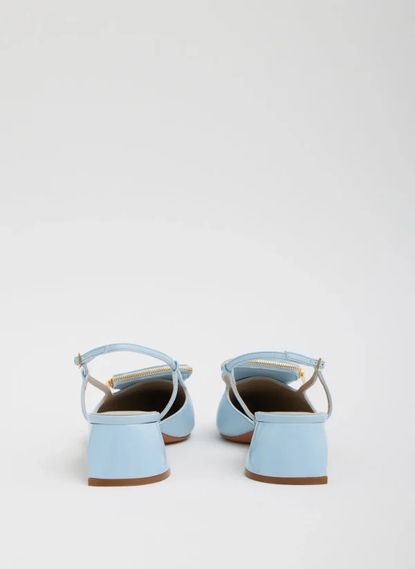 Tibi Victor Slingback Baby Blue Best