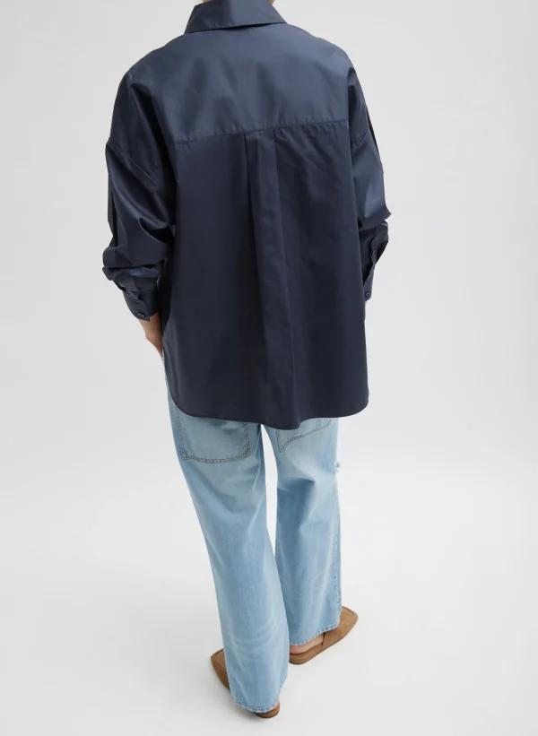 Tibi Vintage Wash Denim Ryder Jean Vintage Blue Clearance