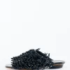 Tibi Woodward Raffia Flat Black Flash Sale